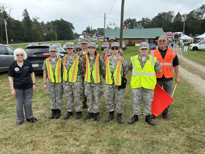 Cadets volunteer in the community